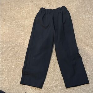 Black Elastic Waist Pants